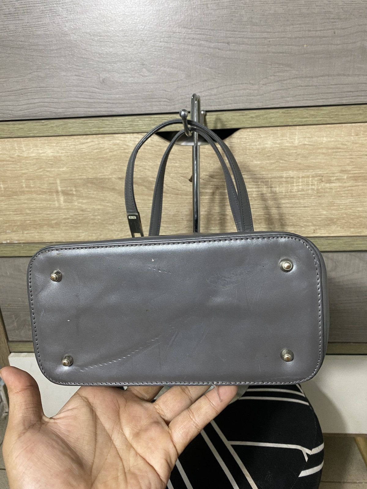 Balenciaga Vintage Balenciaga Leather Mini Totebag Size ONE SIZE - 5 Thumbnail