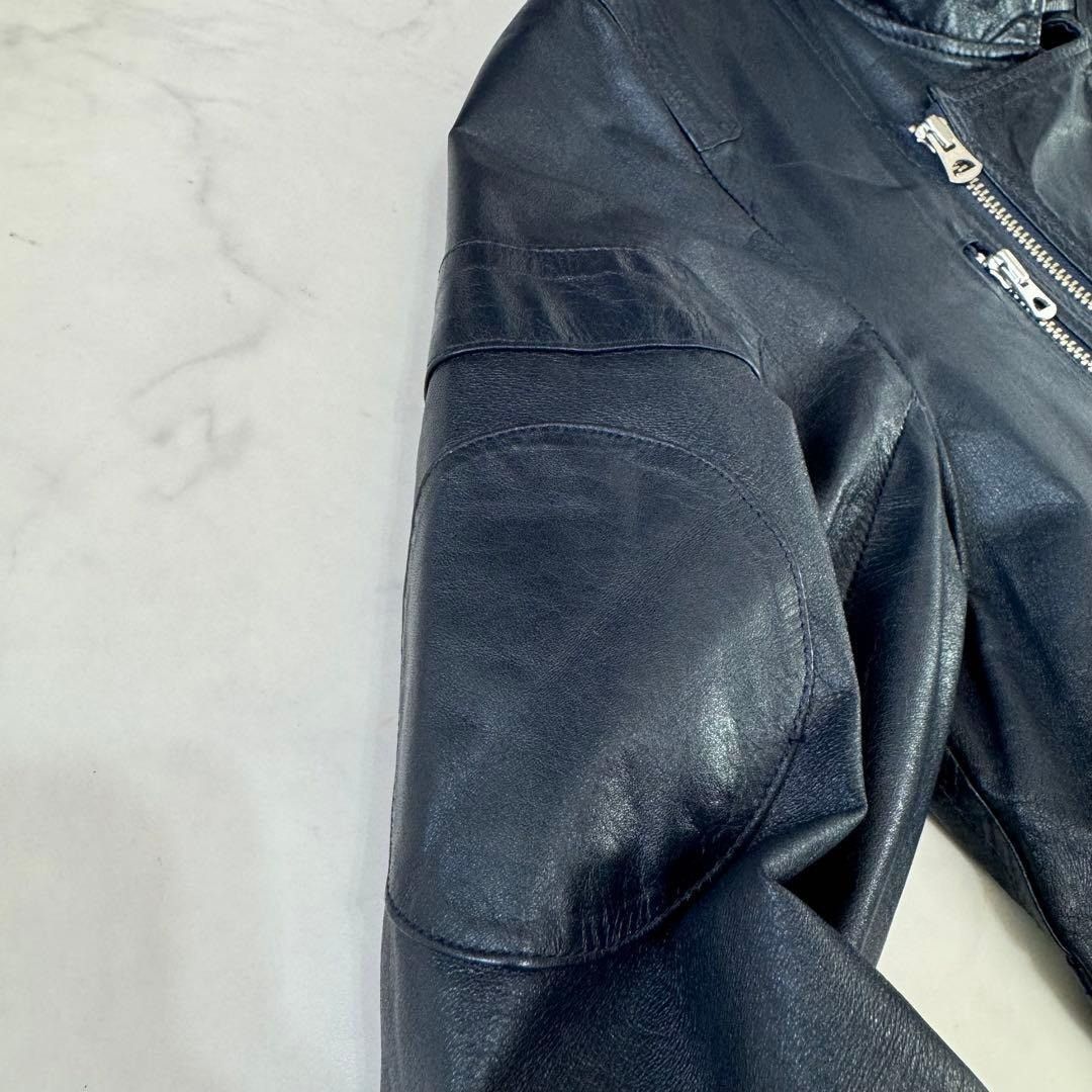 Undercover 07SS navy cow leather jacket 2 Size US M / EU 48-50 / 2 - 11 Thumbnail