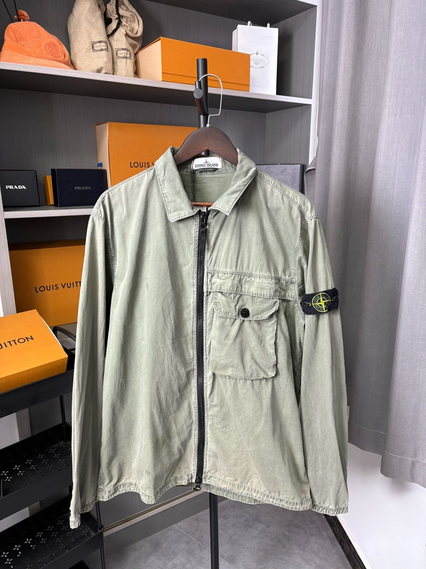 Stone Island Stone Island Washed Light Jacket XL Men Size US XL / EU 56 / 4 - 1 Thumbnail