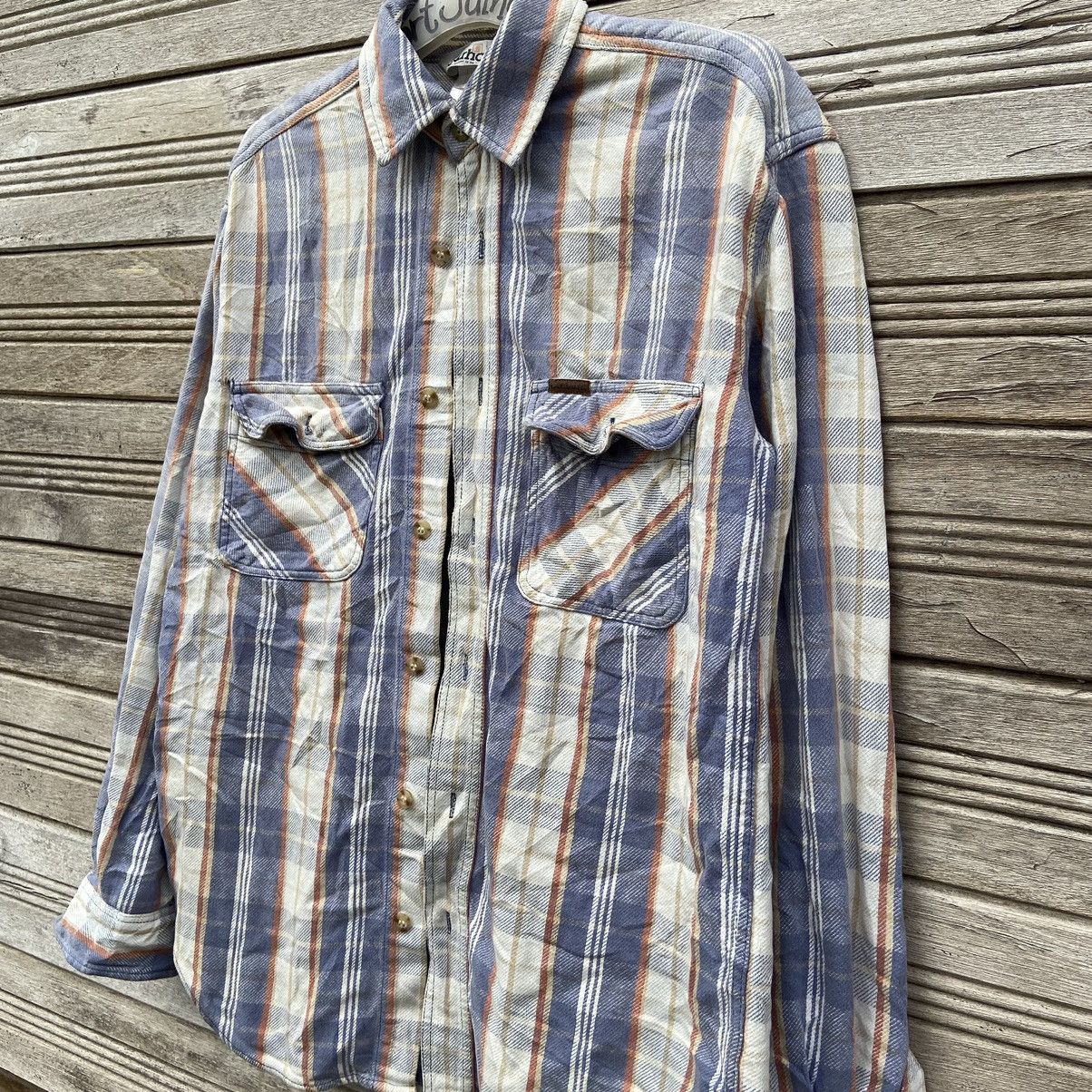 Carhartt × Vintage Vintage Carhartt Workwear Checker Shirt Size US L / EU 52-54 / 3 - 3 Thumbnail