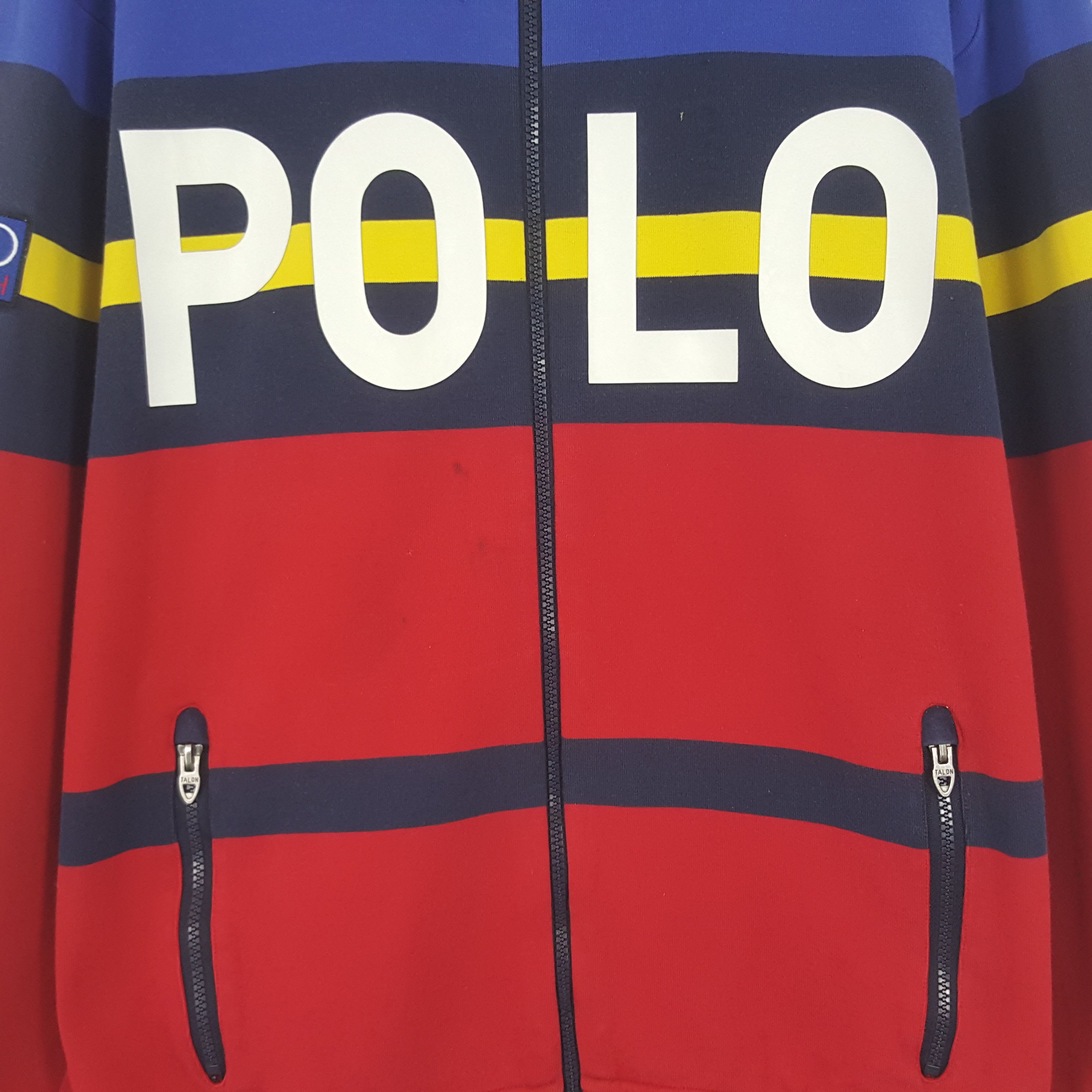 Polo Ralph Lauren × Vintage Vintage Polo Ralph Lauren Hi Tech Zipper Jacket Size US XL / EU 56 / 4 - 2 Thumbnail