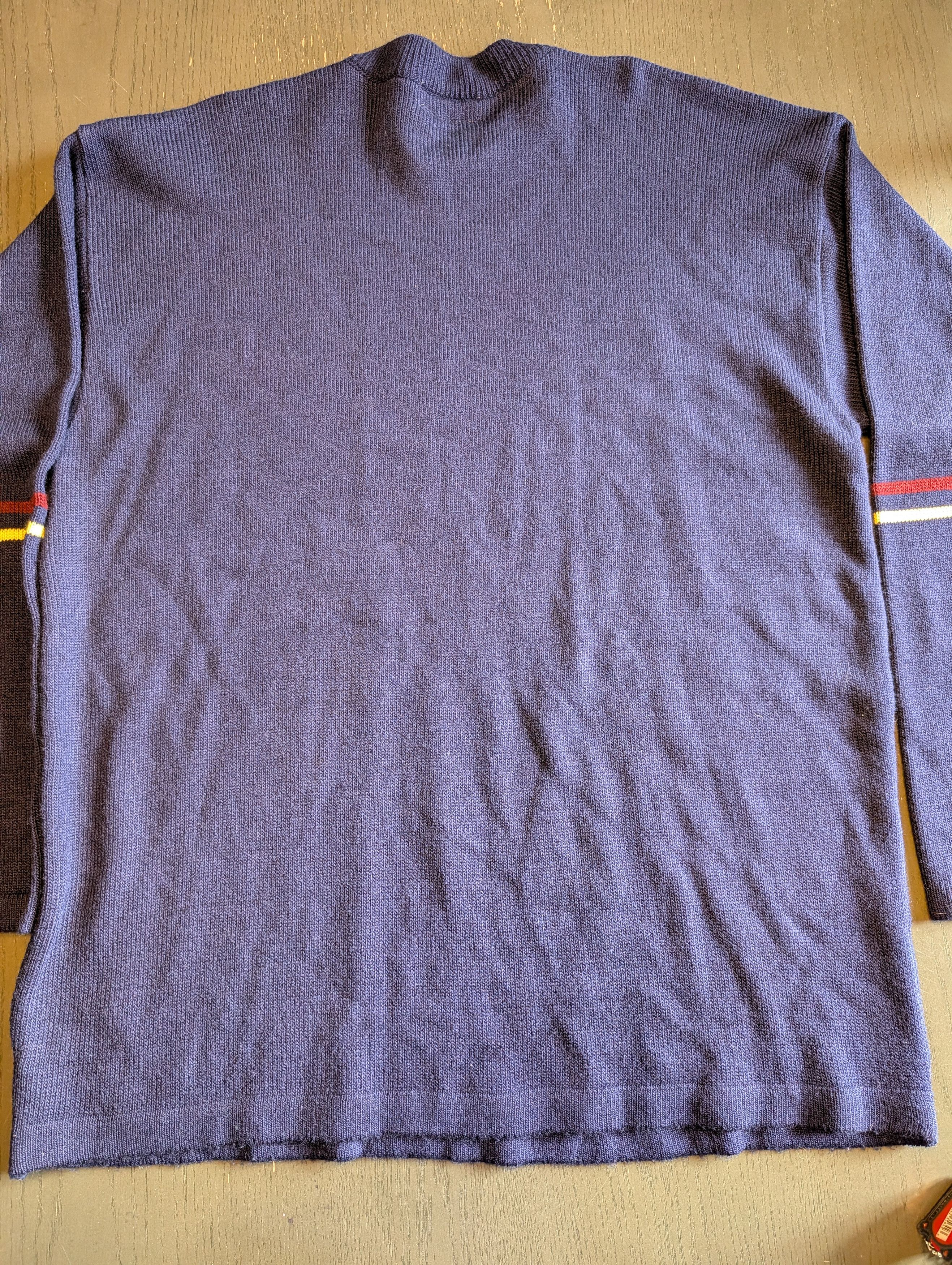 Fubu Platinum FUBU Fat Albert Sweater XL Navy Blue 19107 Size US XL / EU 56 / 4 - 10 Thumbnail