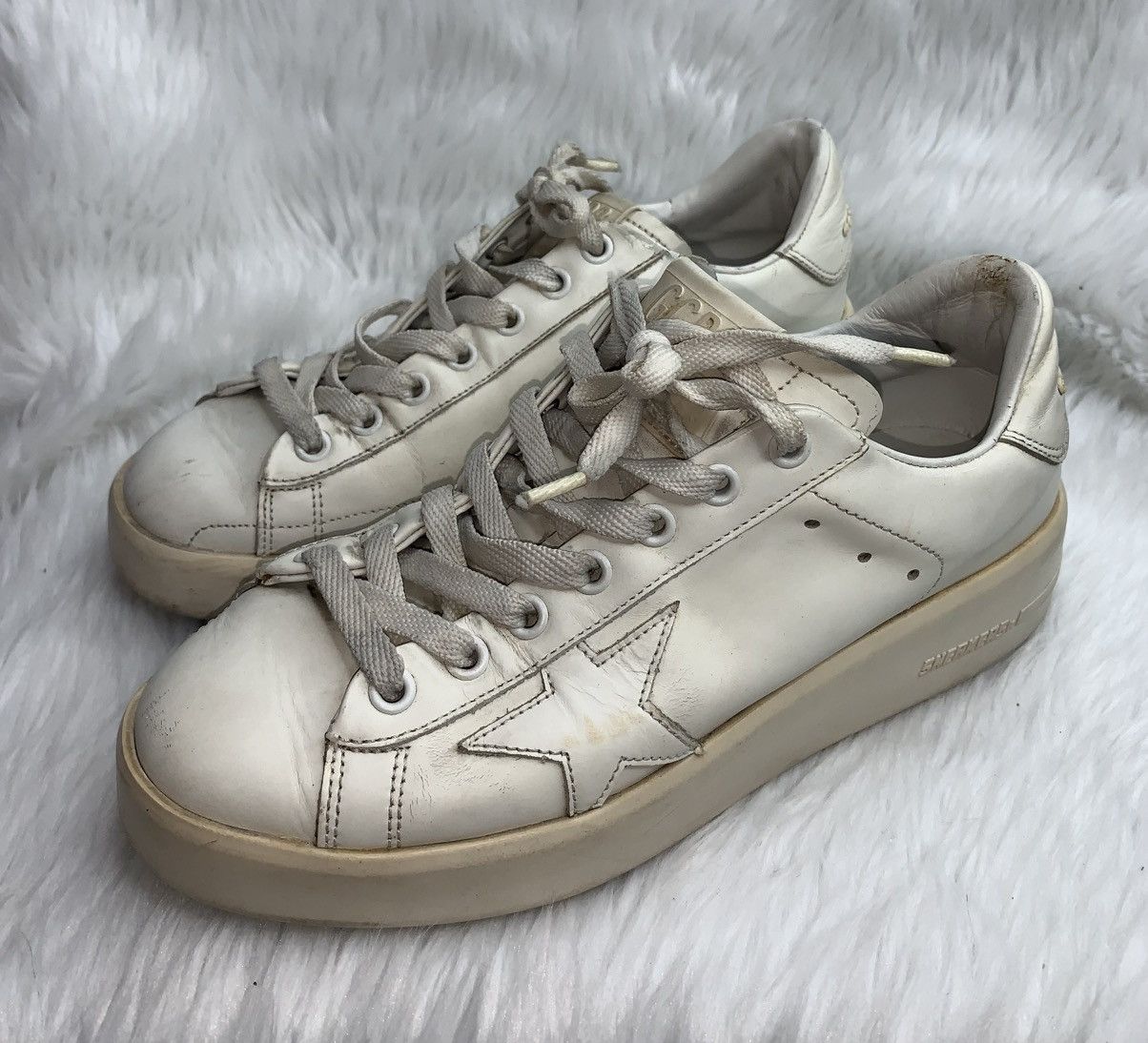 Golden Goose Golden Goose Pure Star Leather Sneakers Size US 6 / IT 36 - 2 Thumbnail