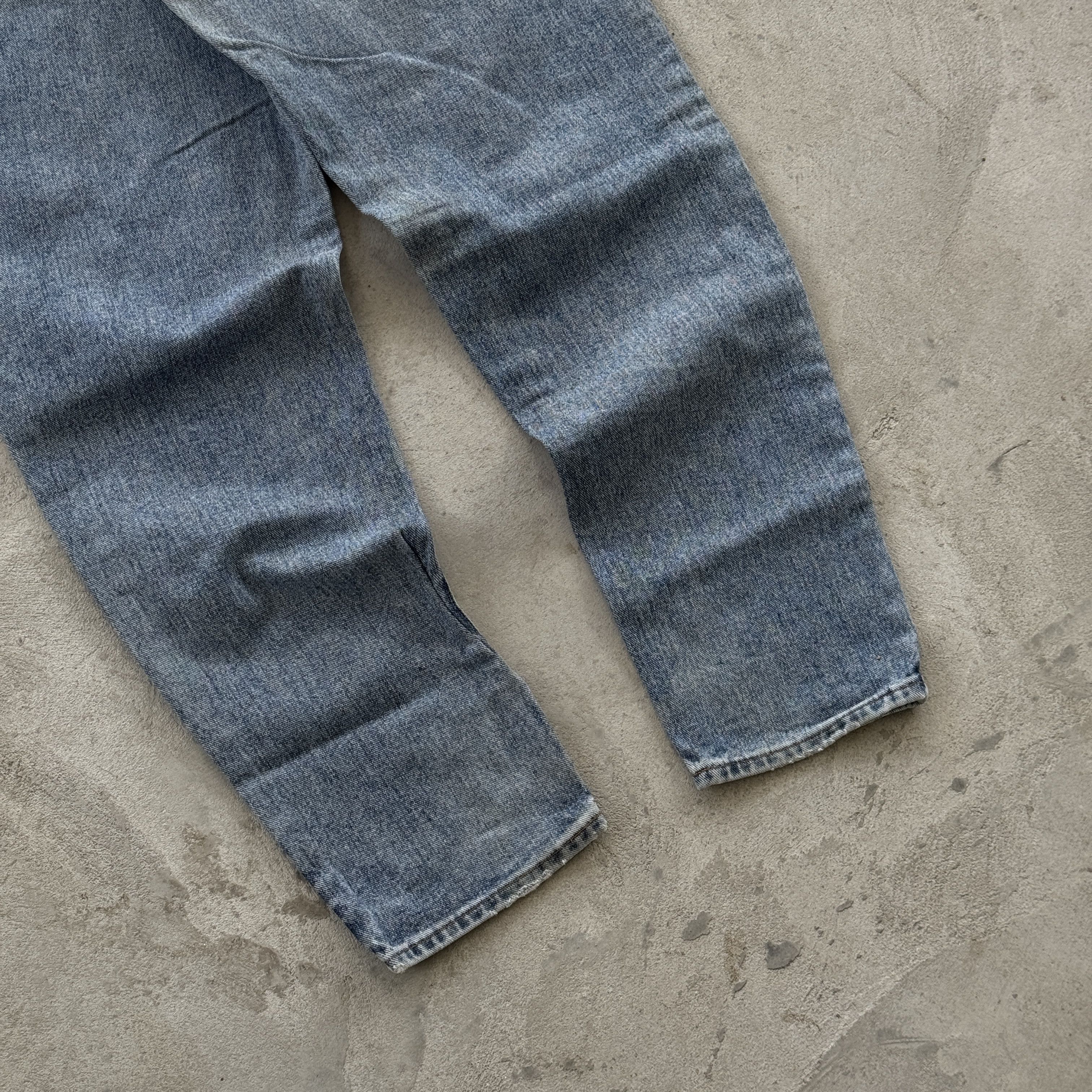 Levi's Vintage 90s Levi's 550 Baggy Washed Blue Jeans Size US 36 / EU 52 - 6 Thumbnail