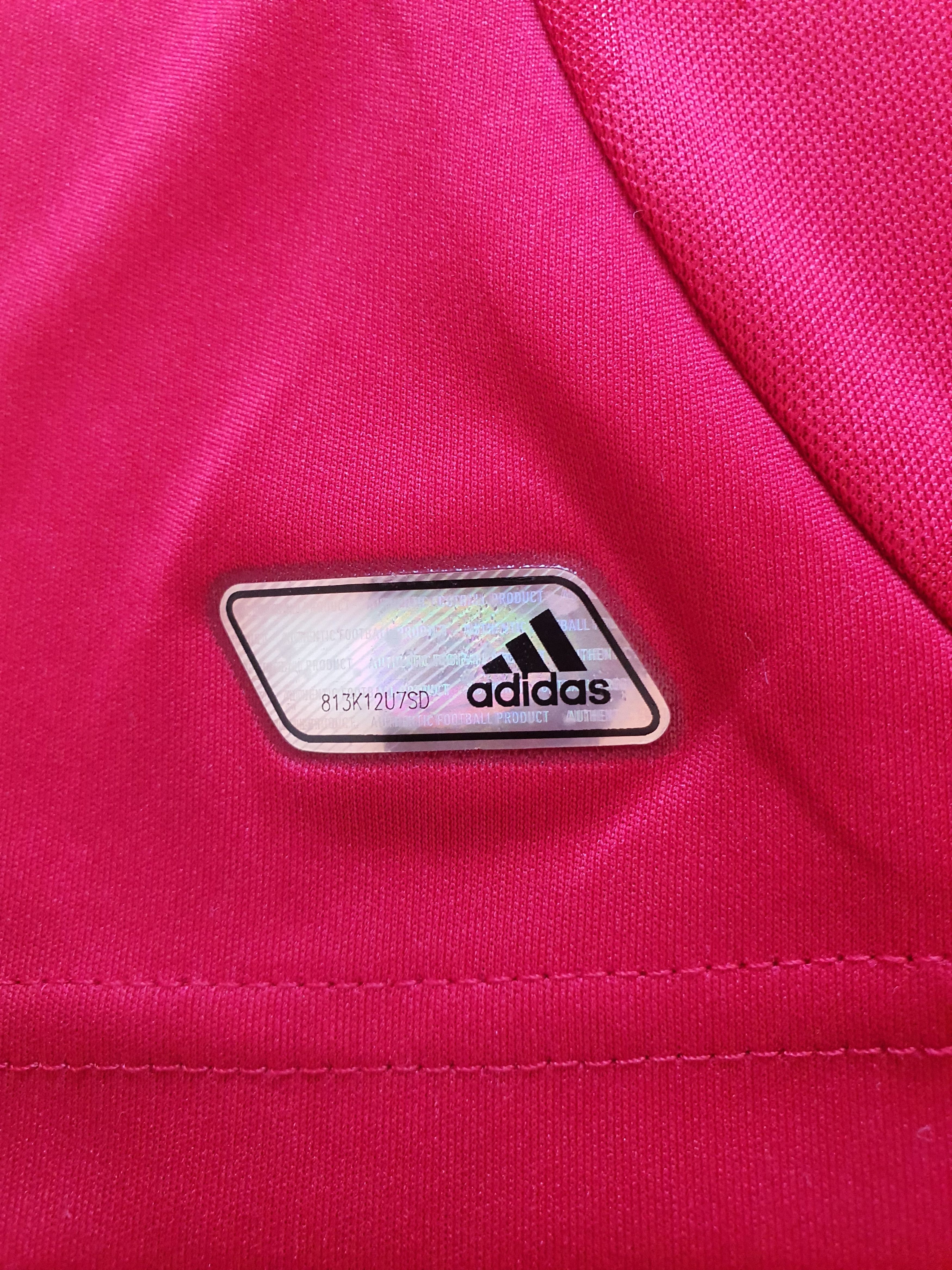 Adidas Denmark 2012-2013 Home Shirt Jersey (20th Anniversary) Size US S / EU 44-46 / 1 - 7 Thumbnail