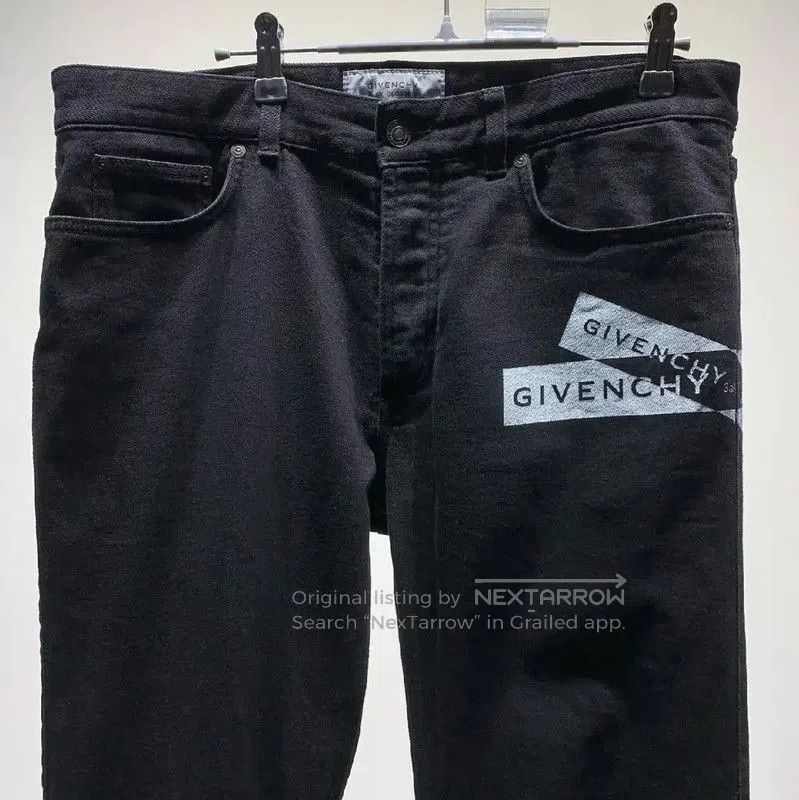 Givenchy Givenchy Black Cotton Casual Pants for Men . Size US 32 / EU 48 - 3 Thumbnail