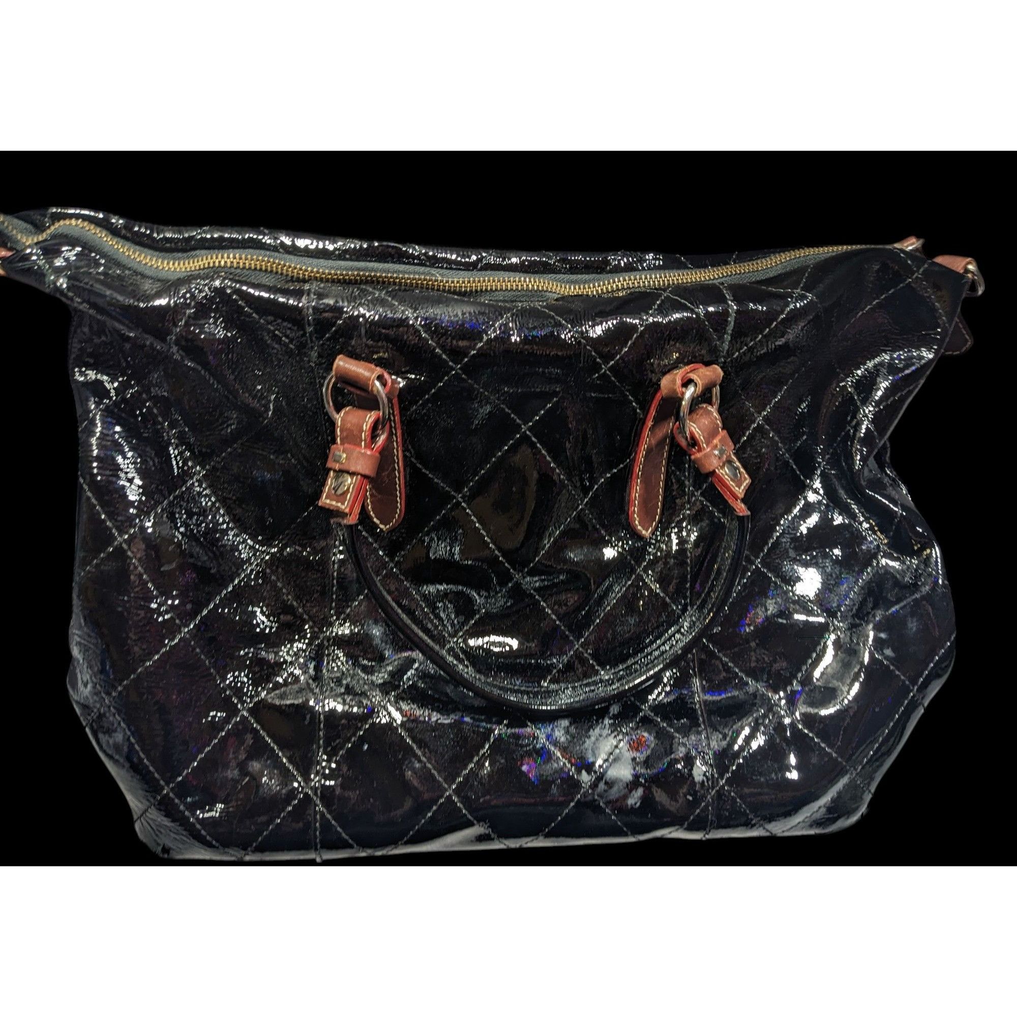 Other Nencioni Firenze Black Leather Italian Slouchy Bag Size ONE SIZE - 2 Thumbnail