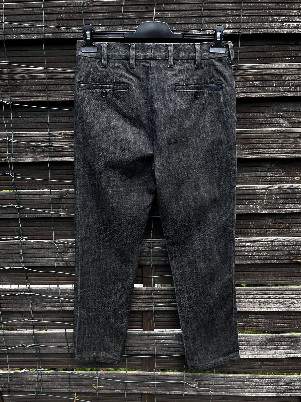Prada 🔴 PRADA 2012 BLACK TAB LUXURY DENIM STREETWEAR Y2K JEANS Size US 29 - 7 Thumbnail