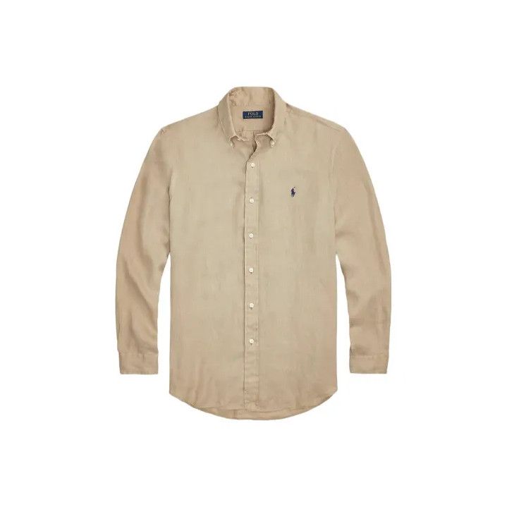Polo Ralph Lauren Polo Ralph Lauren Linen Pony Logo Long-Sleeve Shirt Size US XL / EU 56 / 4 - 1 Thumbnail