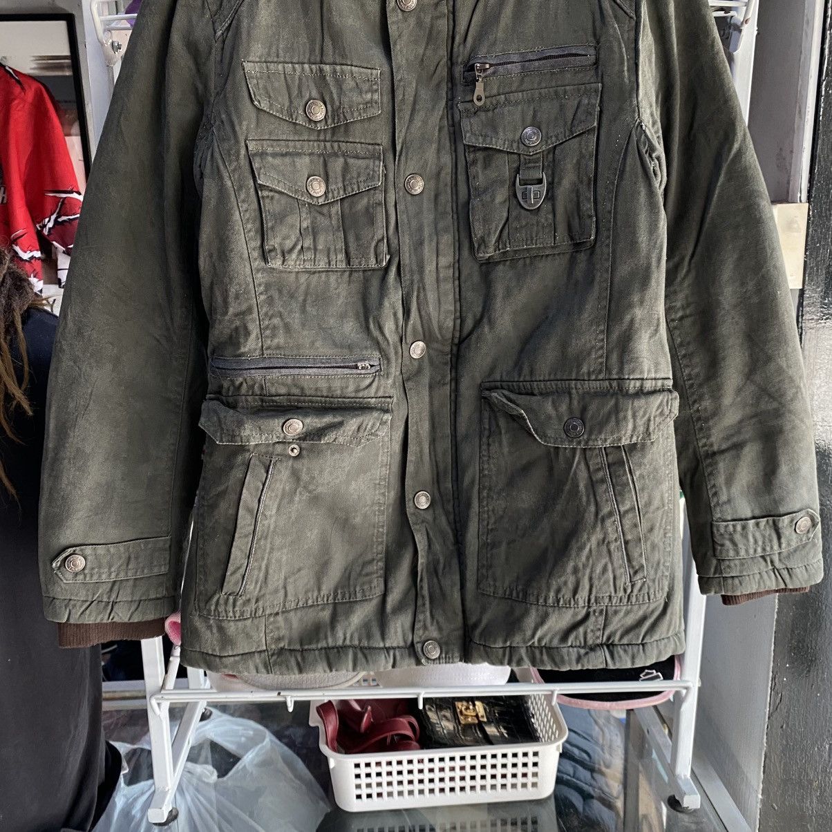 14th Addiction × KMRii × Yasuyuki Ishii Japanese~In The Attic Military Bondage Jacket Tactical Biker Size US M / EU 48-50 / 2 - 6 Thumbnail