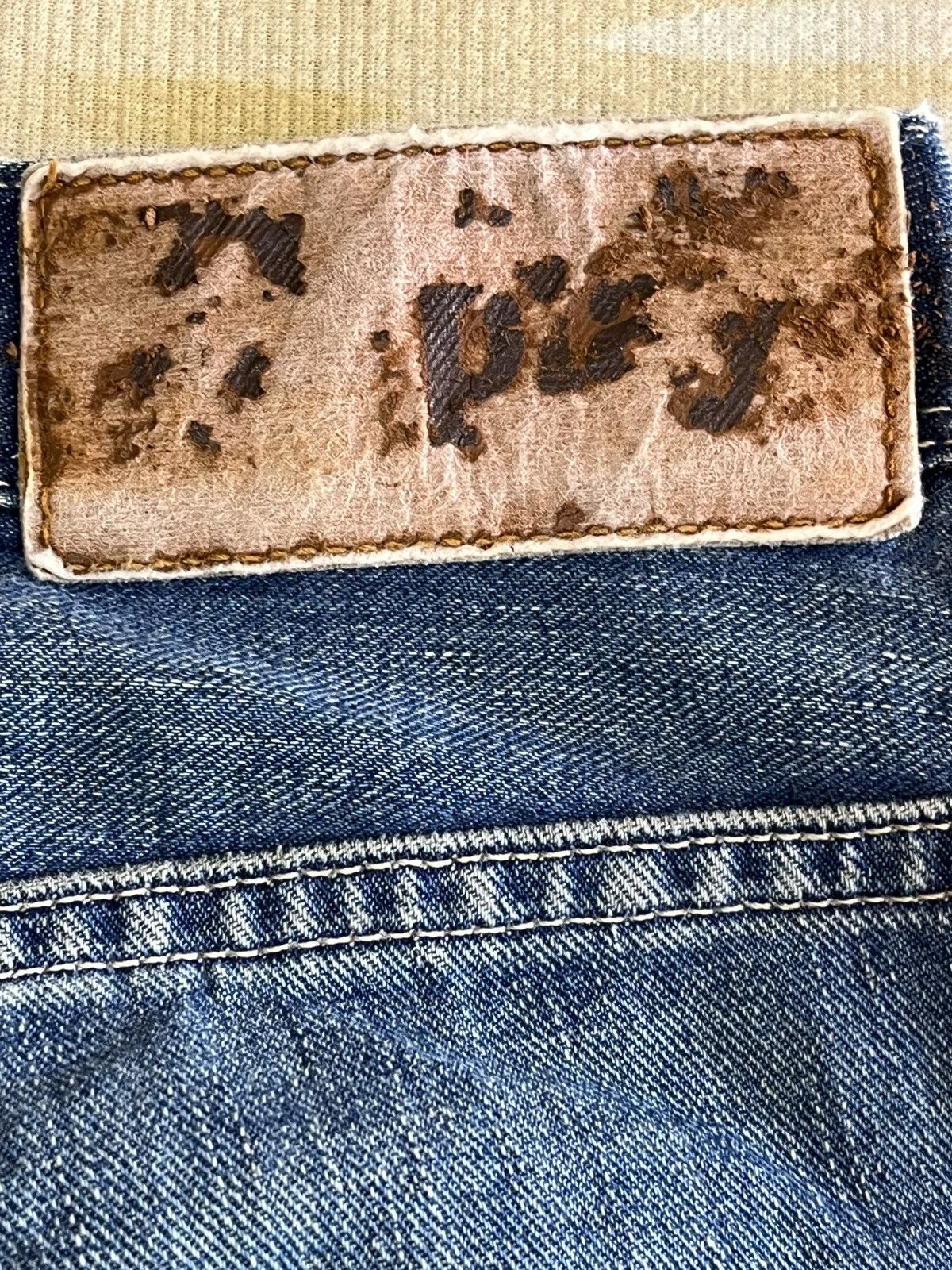 If Six Was Nine Vintage Replay Flare Faded Denim Size US 31 - 16 Thumbnail