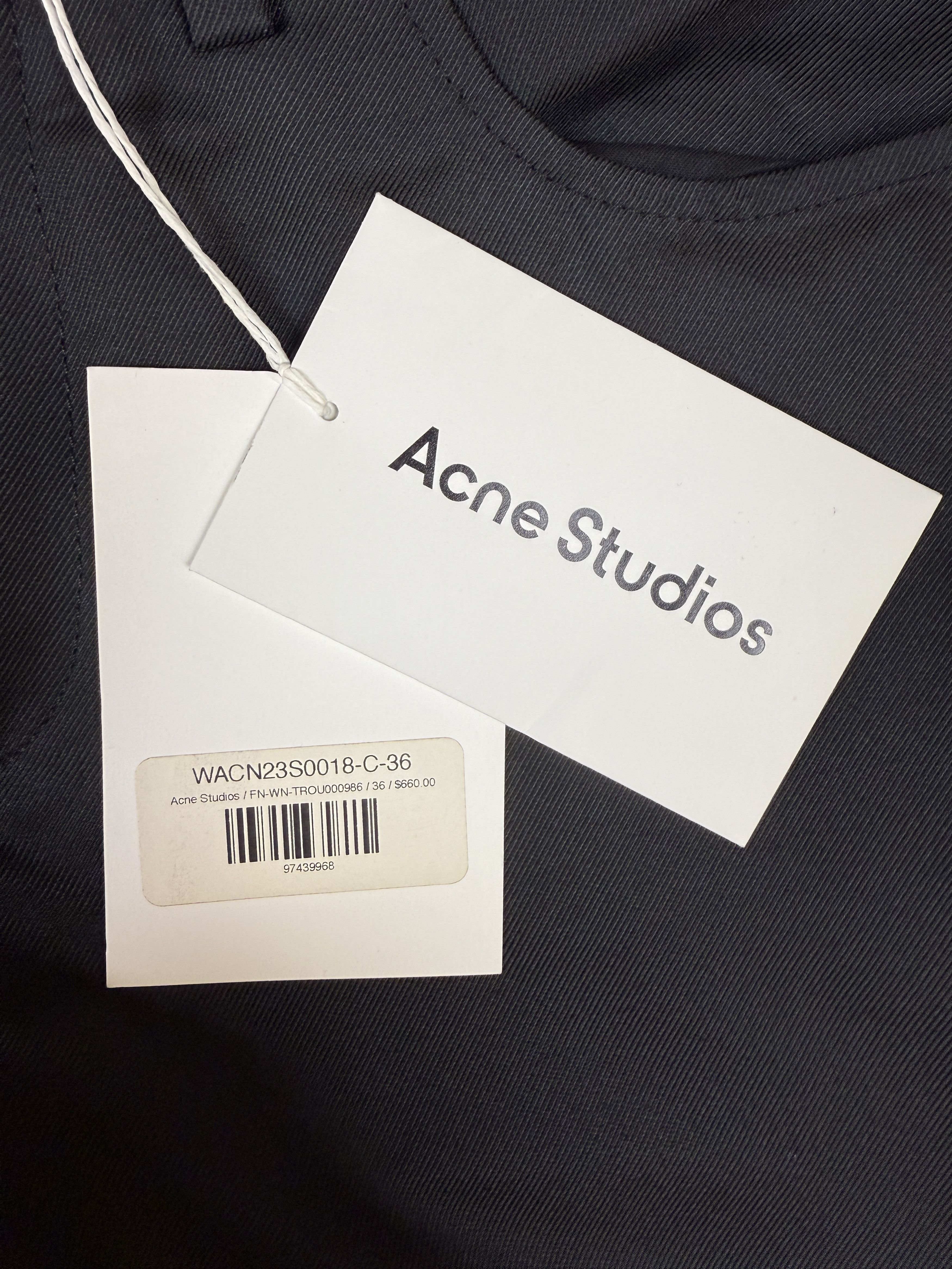 Acne Studios $660 Acne Studios Gathered Pants Size 27" / US 4 / IT 40 - 9 Thumbnail