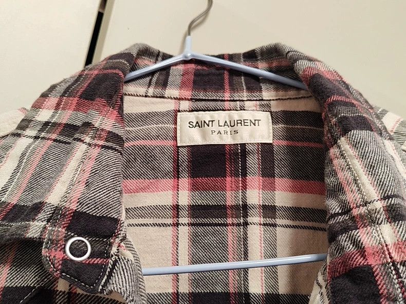 Saint Laurent Paris Saint Laurent ParisPlaid Shirt 2504-Nextarrow Size US XS / EU 42 / 0 - 2 Thumbnail
