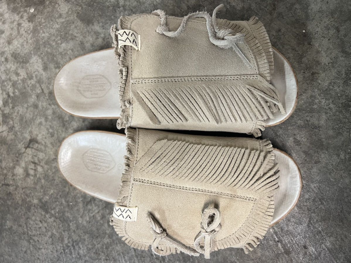 Visvim Visvim Christo Shaman Suede Folk Slides Size US 10.5 / EU 43-44 - 3 Thumbnail