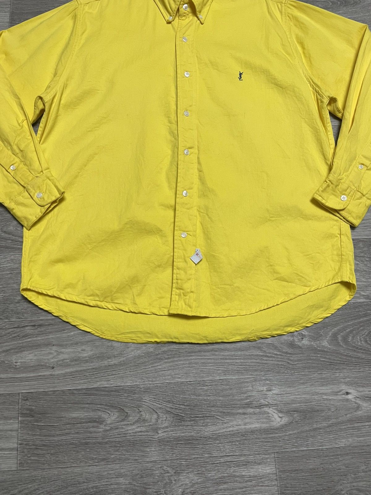 Yves Saint Laurent Vintage Yves Saint Laurent Paris YSL Heavy Long Sleeve Shirt Size US L / EU 52-54 / 3 - 3 Thumbnail