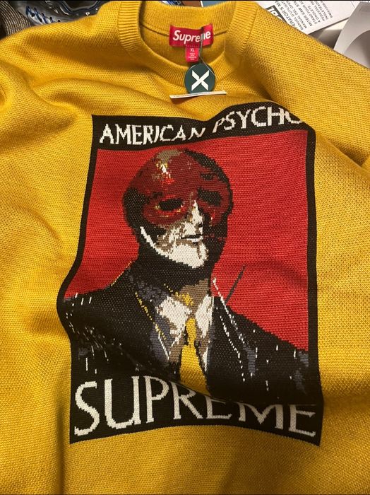 Supreme FW23 Supreme American Psycho sweater | Grailed