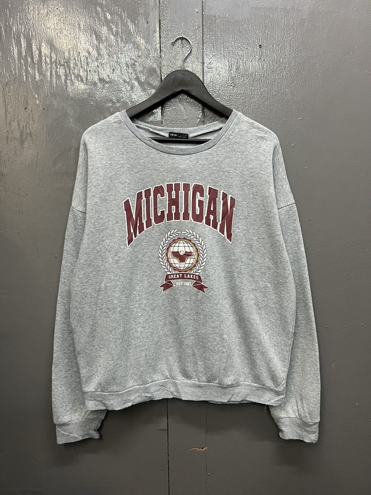 Japanese Brand Michigan Great Lakes Sweatshirt Size US XXL / EU 58 / 5 - 1 Thumbnail