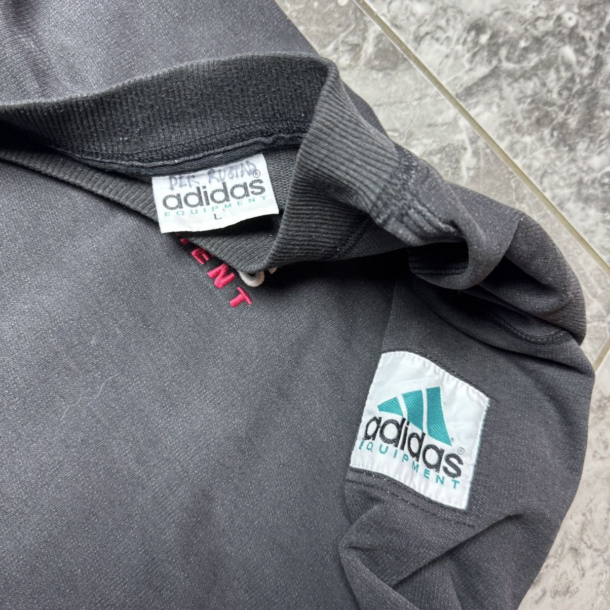 Adidas × Vintage Adidas Equipment Sweatshirt Vintage Size US L / EU 52-54 / 3 - 8 Thumbnail