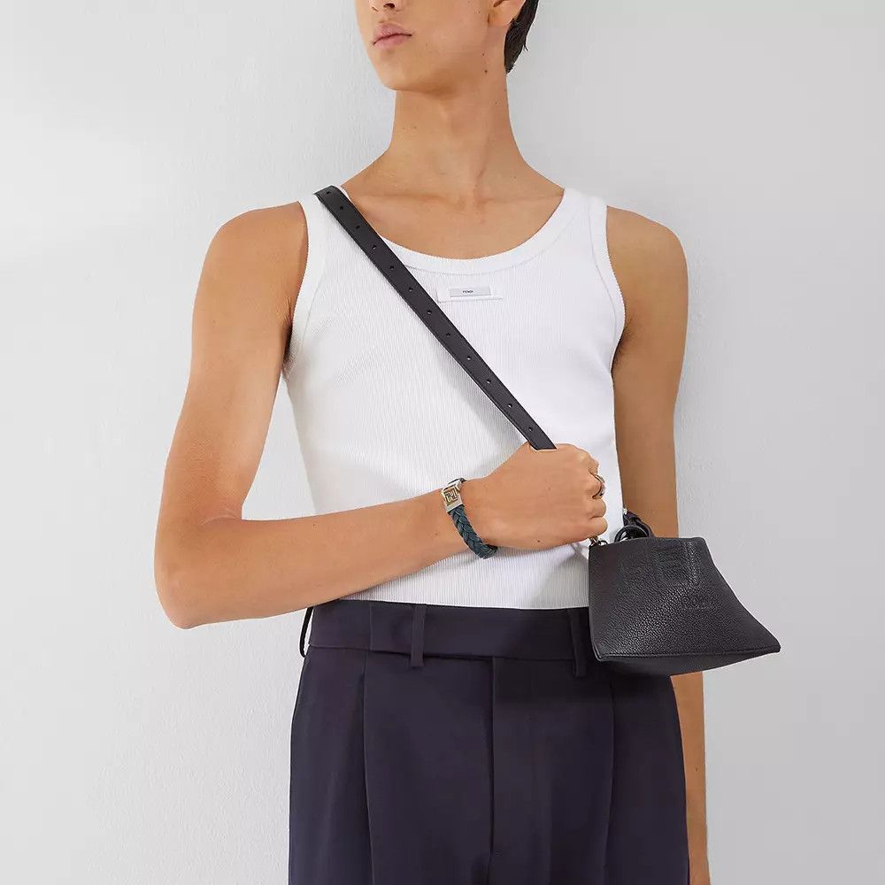 Fendi o1s1wg111224 Size: OS / Roma Leather Mini Bag in Black Size ONE SIZE - 3 Thumbnail