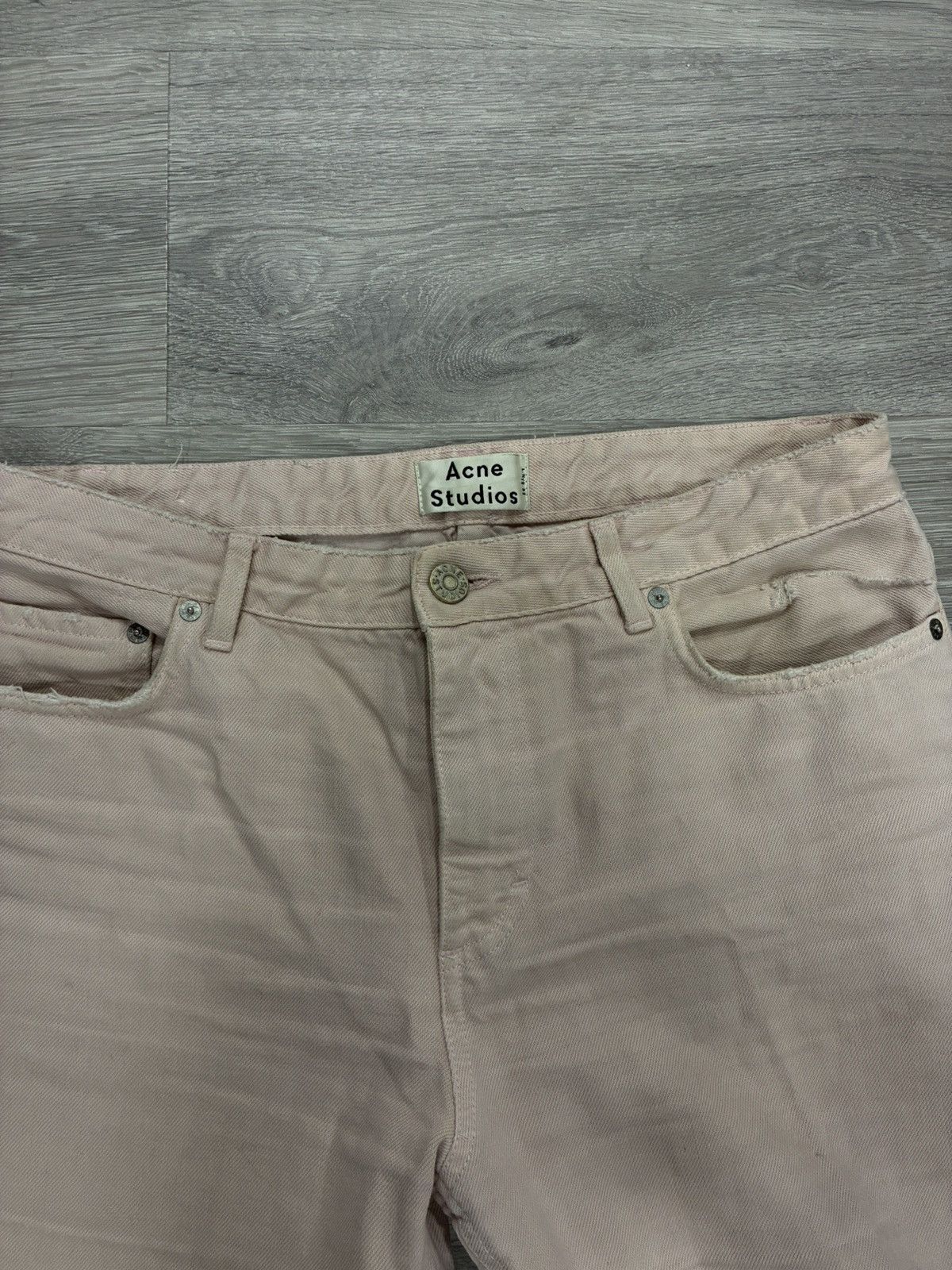 Acne Studios Pop pink trash jeans size 4 US Size 26" / US 2 / IT 38 - 4 Thumbnail