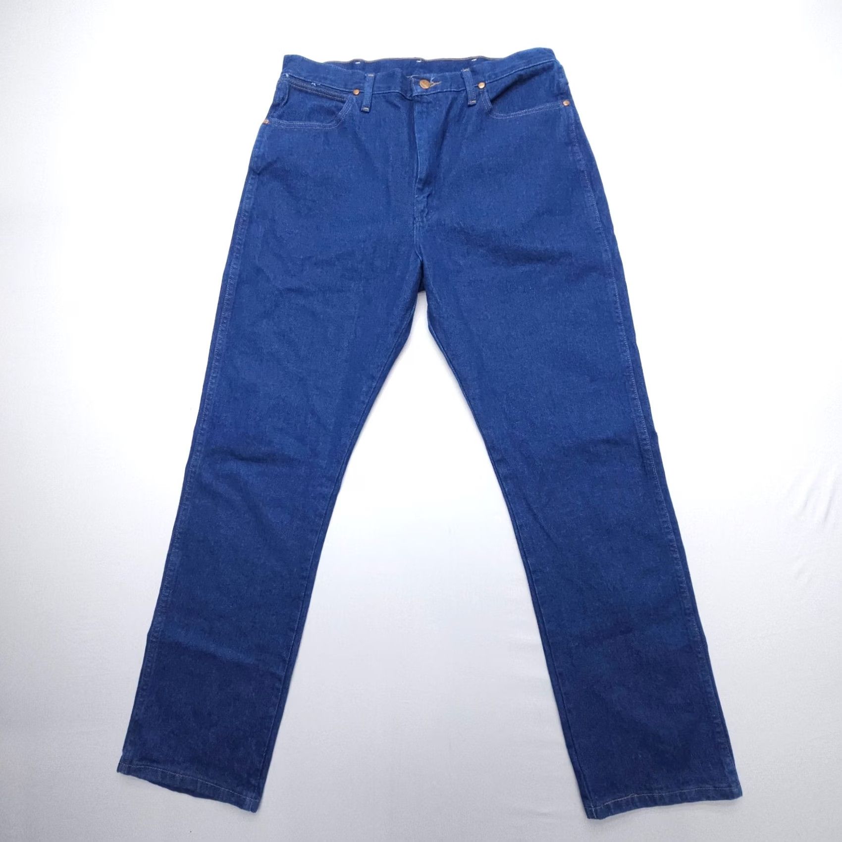 Wrangler Wrangler Cowboy Cut Jeans Womens Size 15 x 32 Dark Denim Straight 90s Southwestern Mens (adjusted? ) Size 36" / US 14 / IT 50 - 2 Thumbnail