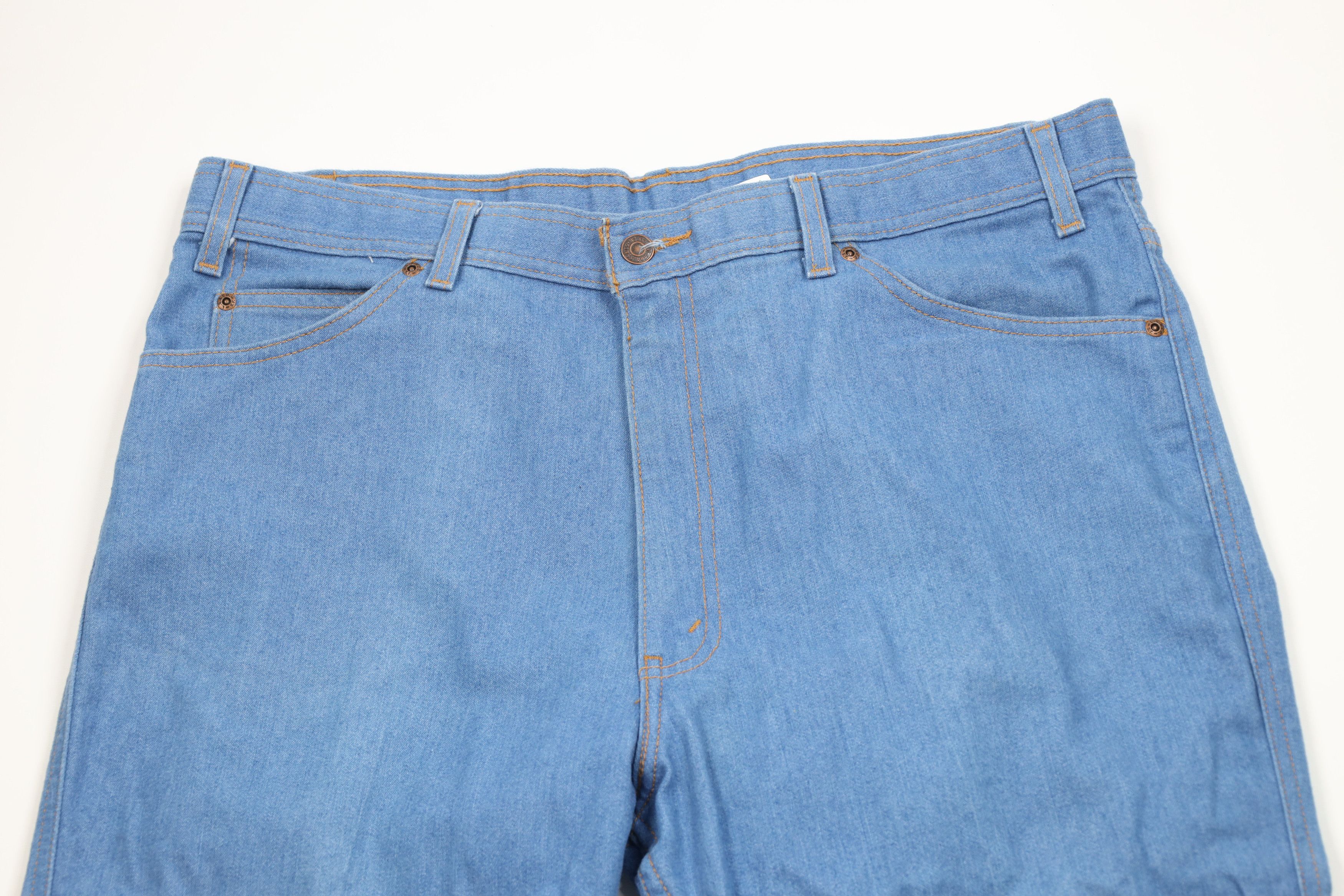Levi's Vintage Y2K 2000 Levis Flared Wide Leg Denim Jeans Blue Size US 40 / EU 56 - 2 Thumbnail