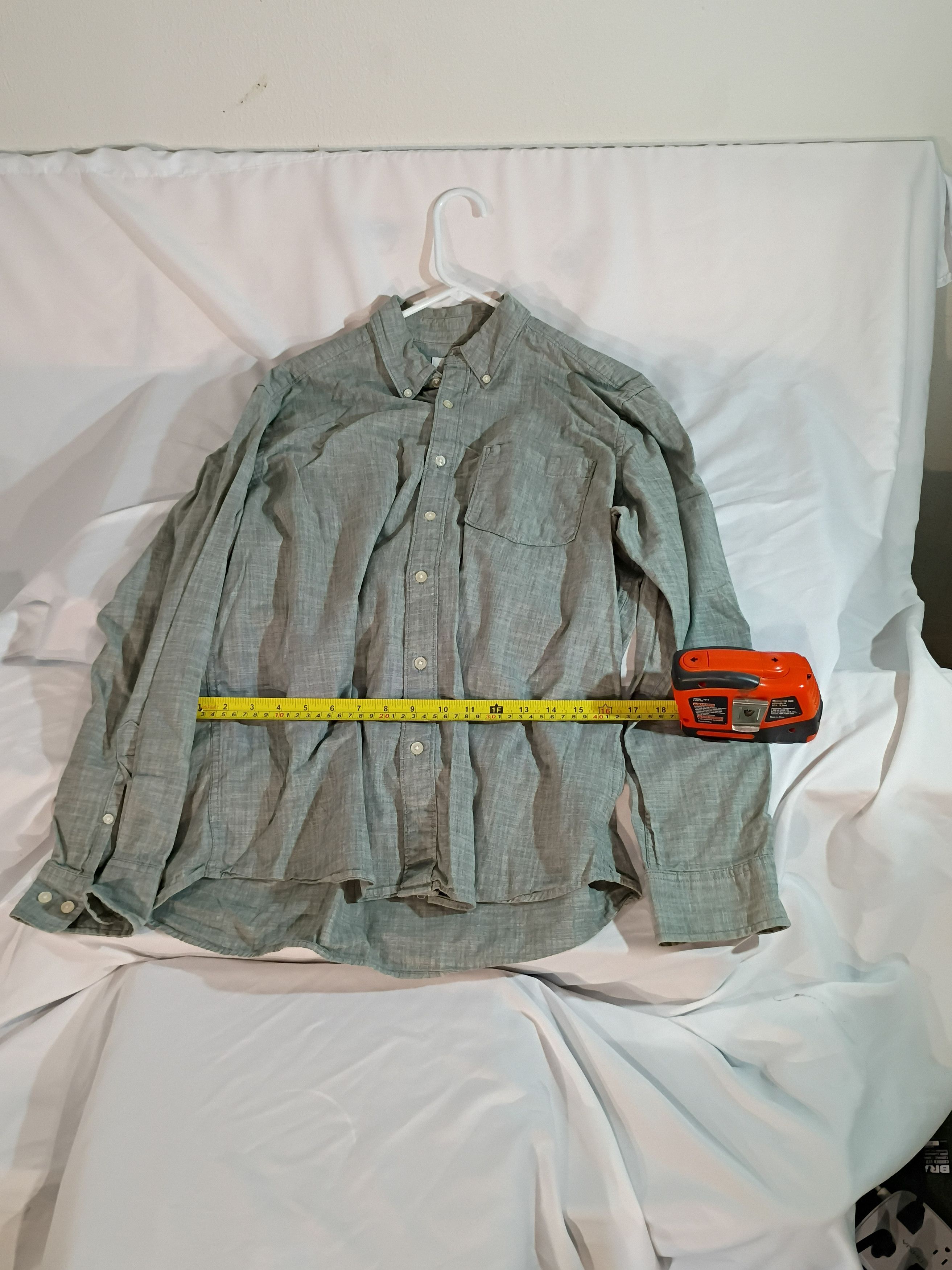 Sonoma Men's Sonoma Button Up Long Sleeve Shirt, Green/Size L Size US L / EU 52-54 / 3 - 3 Thumbnail