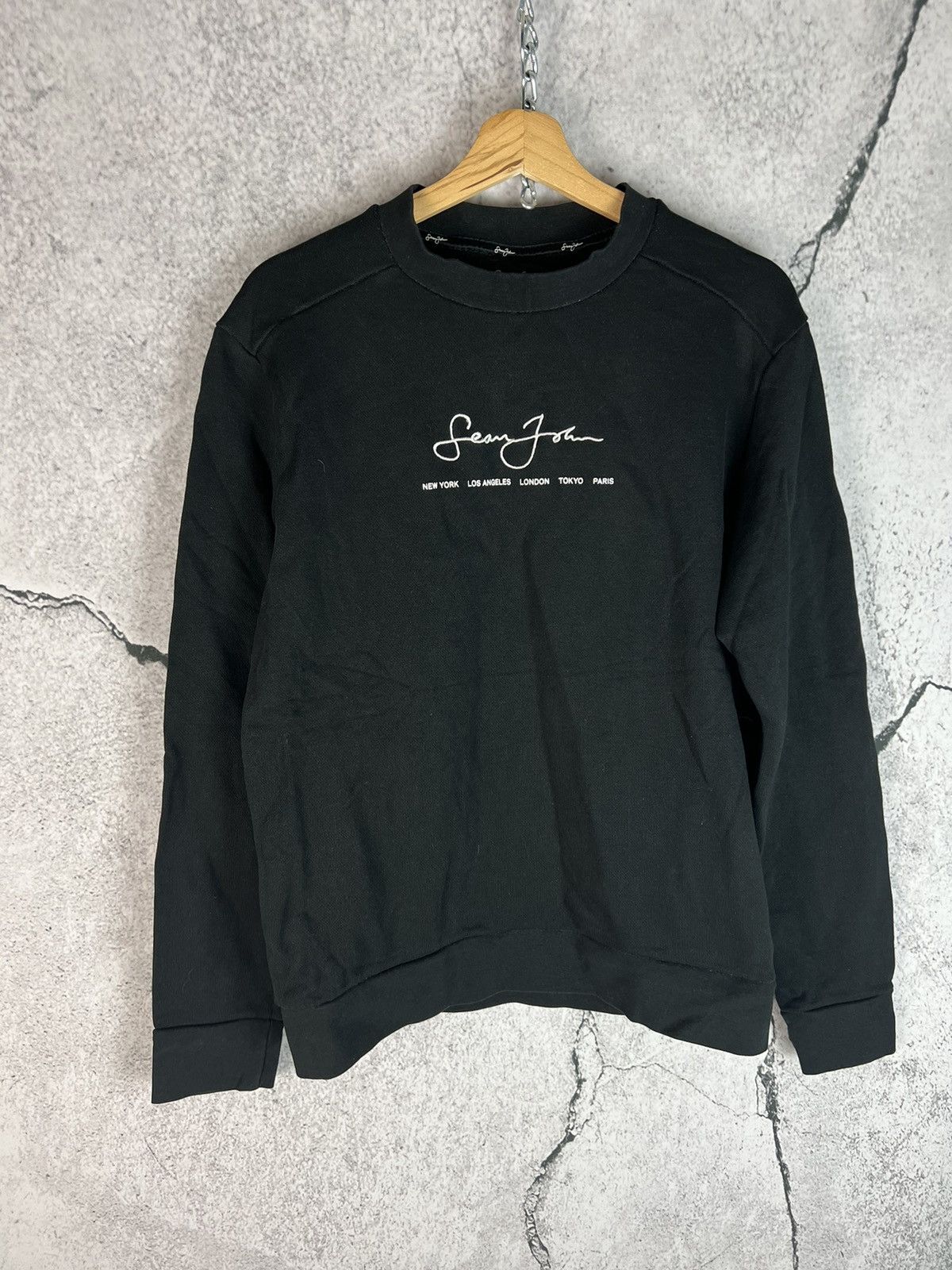 Sean John Sean John international Logo Sweatshirt Size US S / EU 44-46 / 1 - 1 Thumbnail