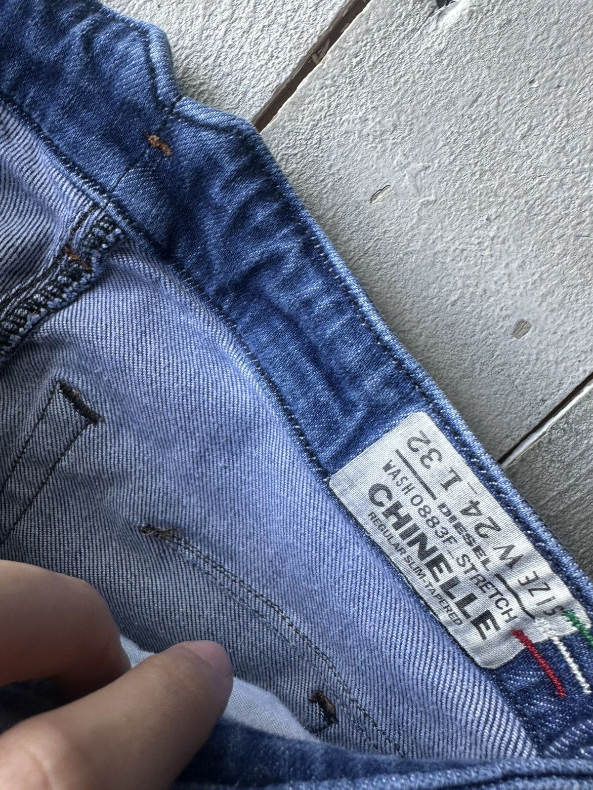 Diesel 🚨Gothic Diesel Regular Slim relax Flared Jeans Womens Size 24" / US 00 / IT 34 - 4 Thumbnail