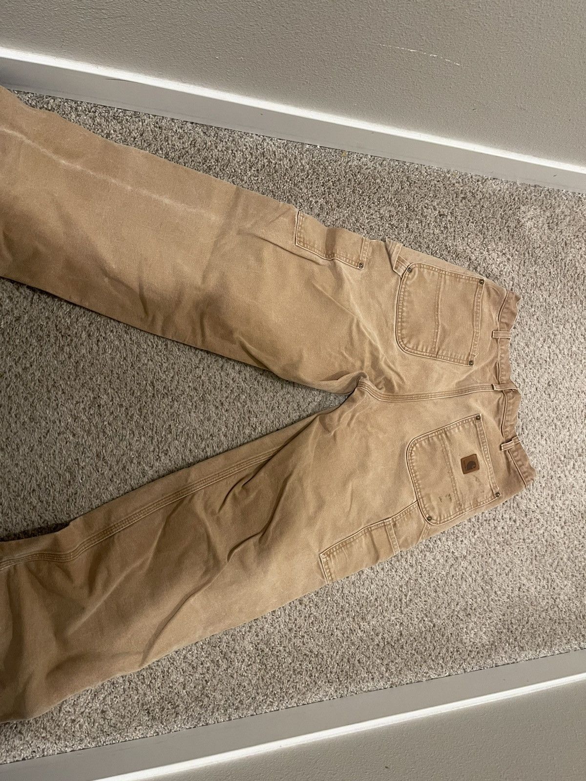 Carhartt × Vintage Carhart beige vintage Size US 33 - 2 Thumbnail