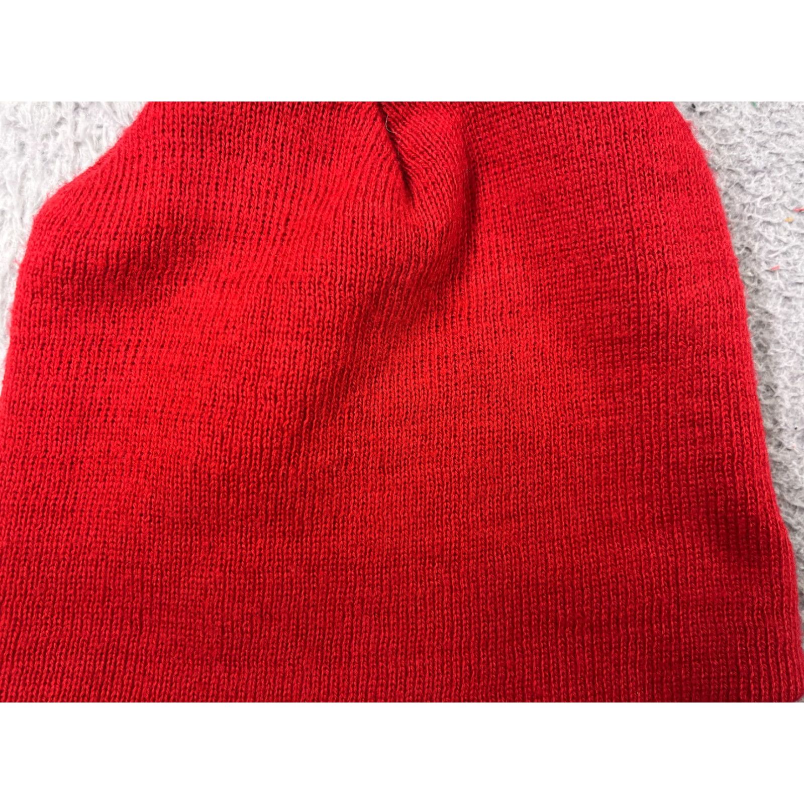 Walmart Walmart Classic Red Knit Beanie Hat One Size Ski Casual Unisex Adults Size ONE SIZE - 2 Thumbnail