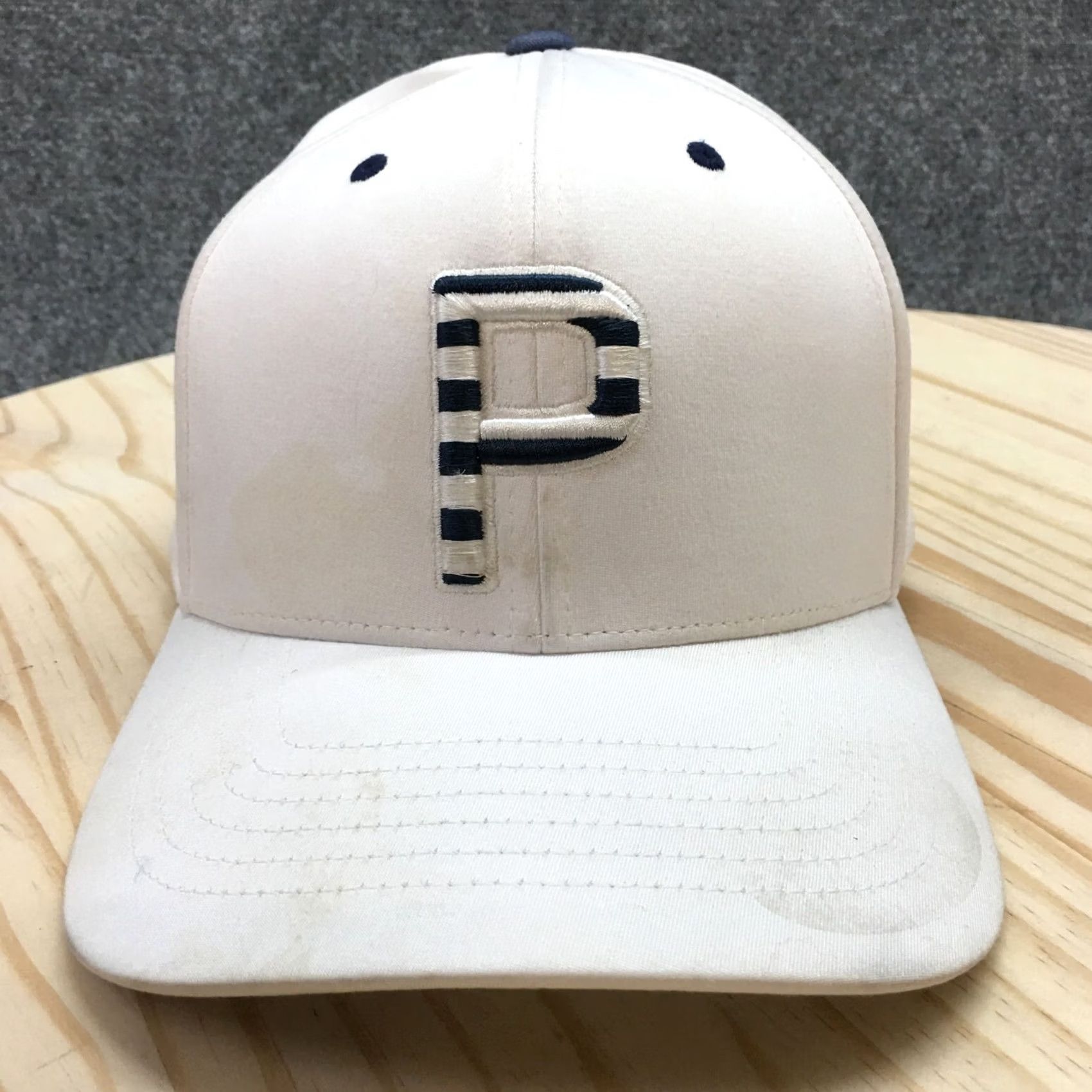 Vintage Puma Yupoong Baseball Cap Mens White OS Adjustable Curved Brim Embroidered Logo Size ONE SIZE - 3 Thumbnail