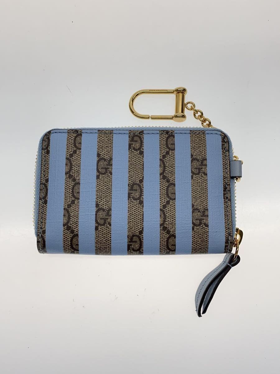 Gucci Gucci Double G GG Supreme Zip Card Case Blue Size ONE SIZE - 2 Thumbnail