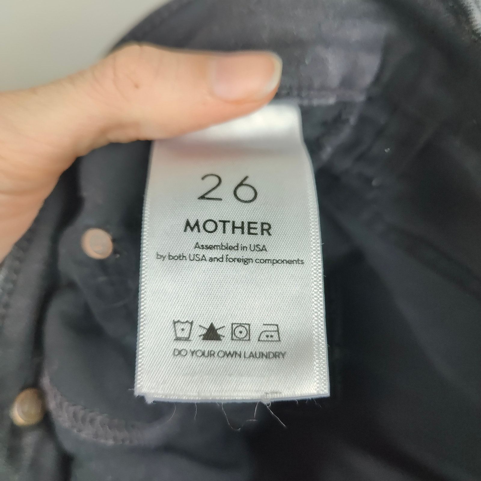 MOTHER Mother Denim The Insider Crop Step Fray Jeans Womens 26 Size 26" / US 2 / IT 38 - 8 Thumbnail