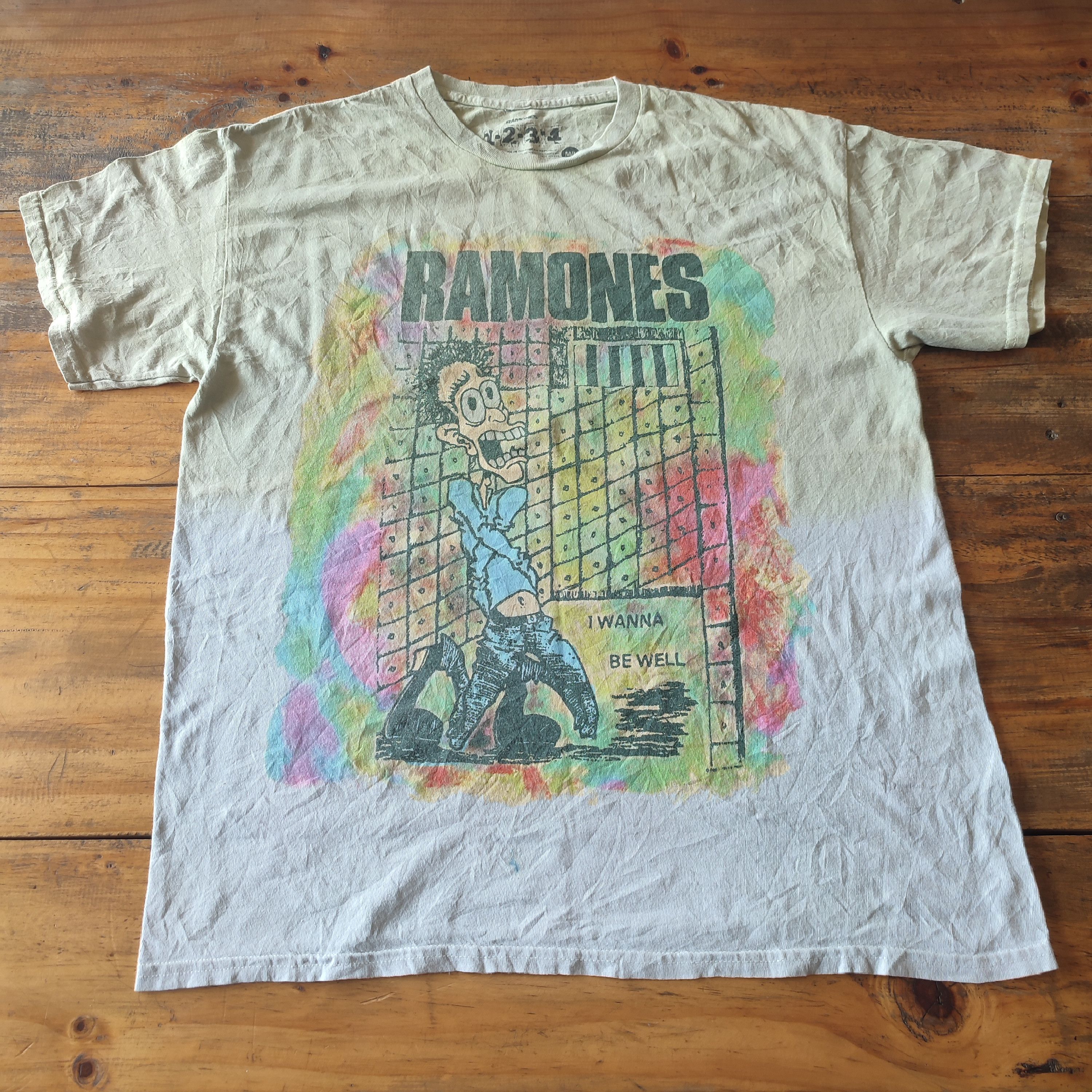 Band Tees × Vintage RAMONES T SHIRT Size US L / EU 52-54 / 3 - 2 Thumbnail