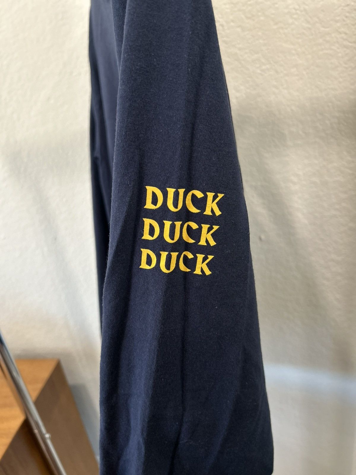 Noah BNWT Navy Embroidered Duck Long Sleeve T-Shirt Size US M / EU 48-50 / 2 - 4 Thumbnail