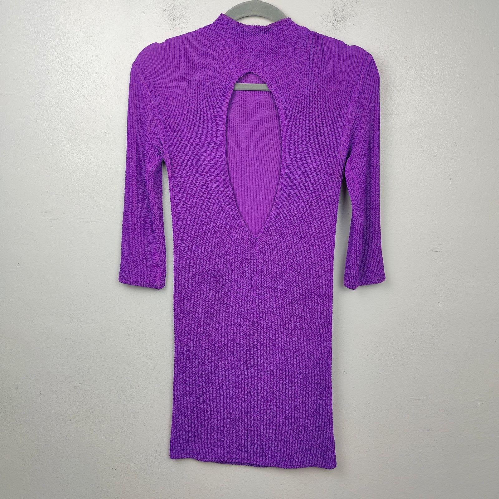 Tripp NYC Vintage Tripp NYC Crinkle Dress Womens Small Purple Size S / US 4 / IT 40 - 5 Thumbnail