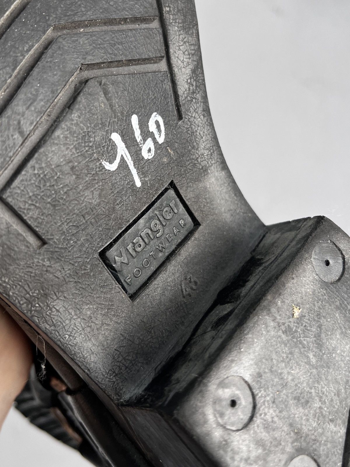 Wrangler Wrangler Black Leather Boots moto hype avant garde Size US 10 / EU 43 - 12 Thumbnail