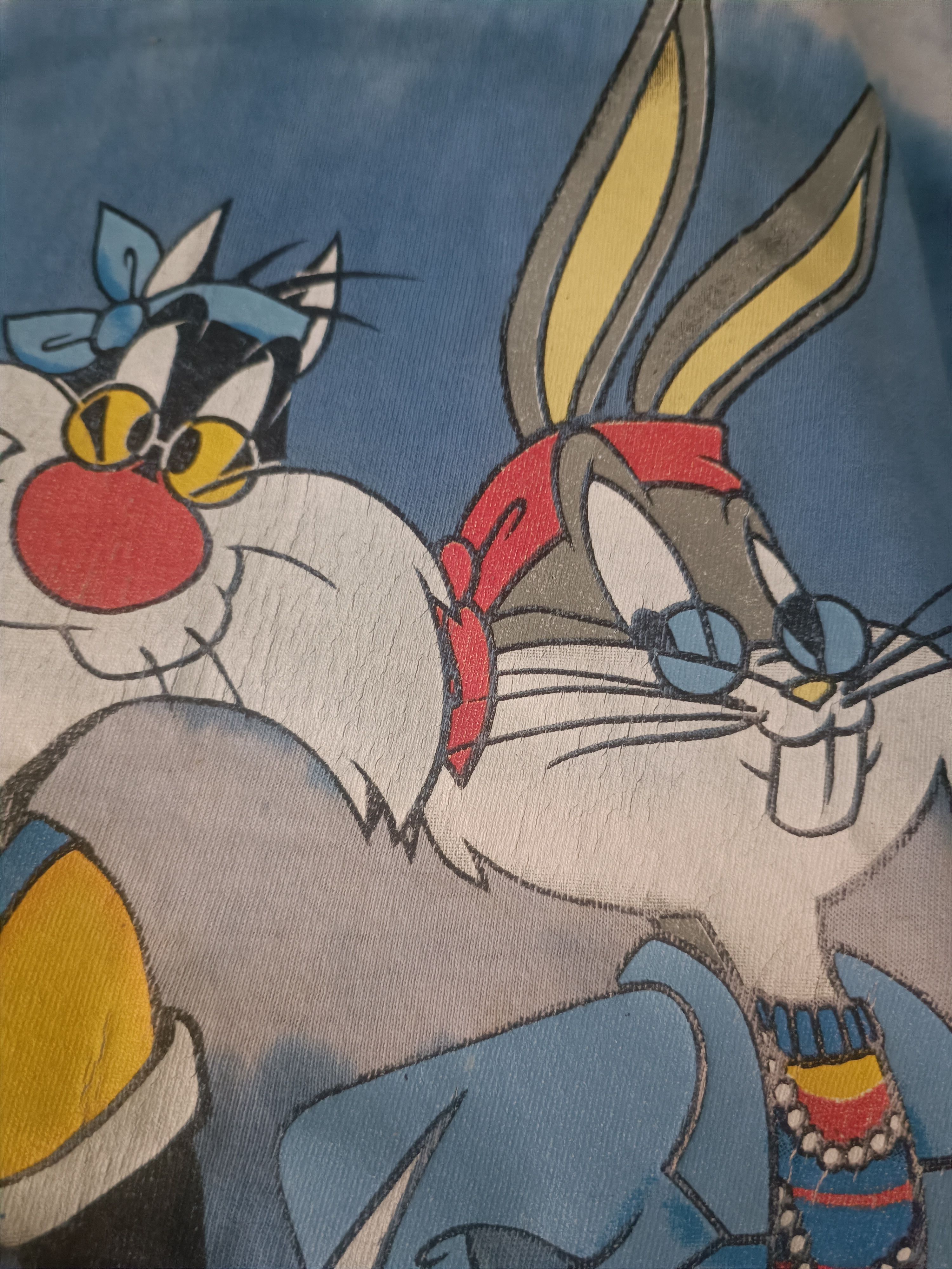 Cartoon Network ♦️Vintage 1993 Jerry Leigh looney tunes Hippies tee Size US XL / EU 56 / 4 - 8 Thumbnail