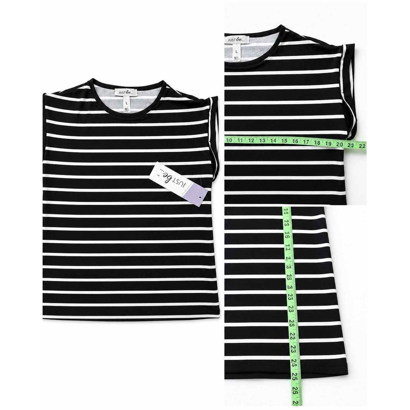 Highland Women’s Soft Striped T-Shirt Size US M / EU 48-50 / 2 - 4 Thumbnail