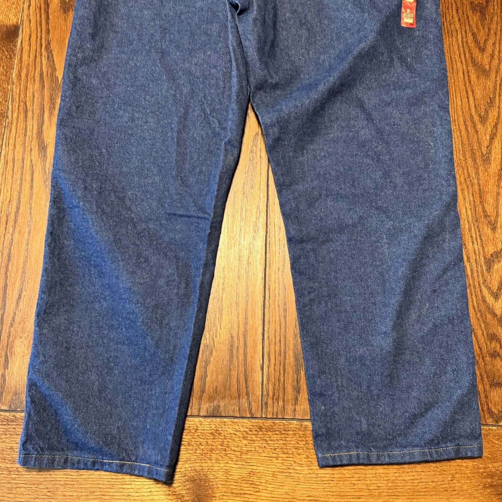 Wrangler VINTAGE Wrangler Jeans 42x30 Relaxed Denim Western Cowboy Boot Cut Mens Regular 42x30 Blue Cotton 5-Pocket Size US 42 / EU 58 - 3 Thumbnail