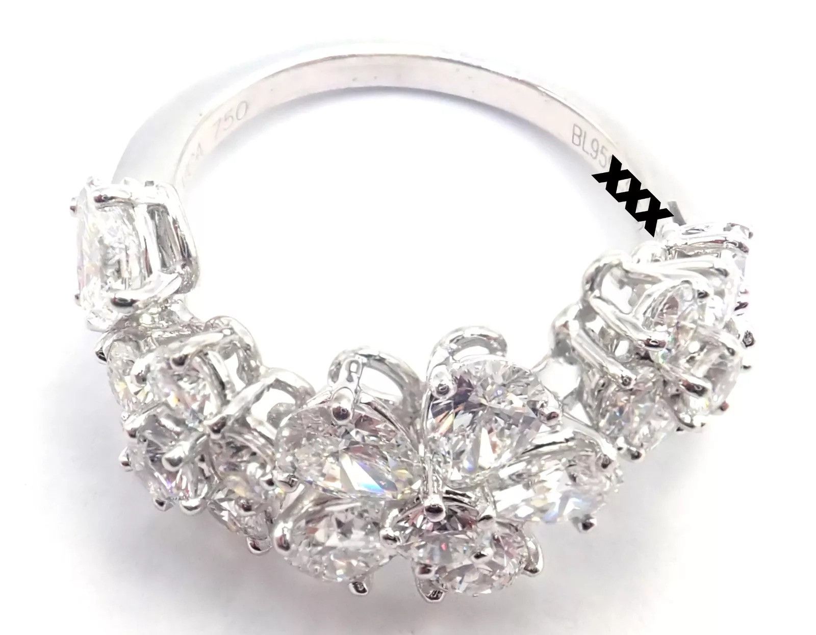 Van Cleef & Arpels Van Cleef & Arpels Folie des Pres 18k Diamond Flower Ring Size ONE SIZE - 10 Thumbnail