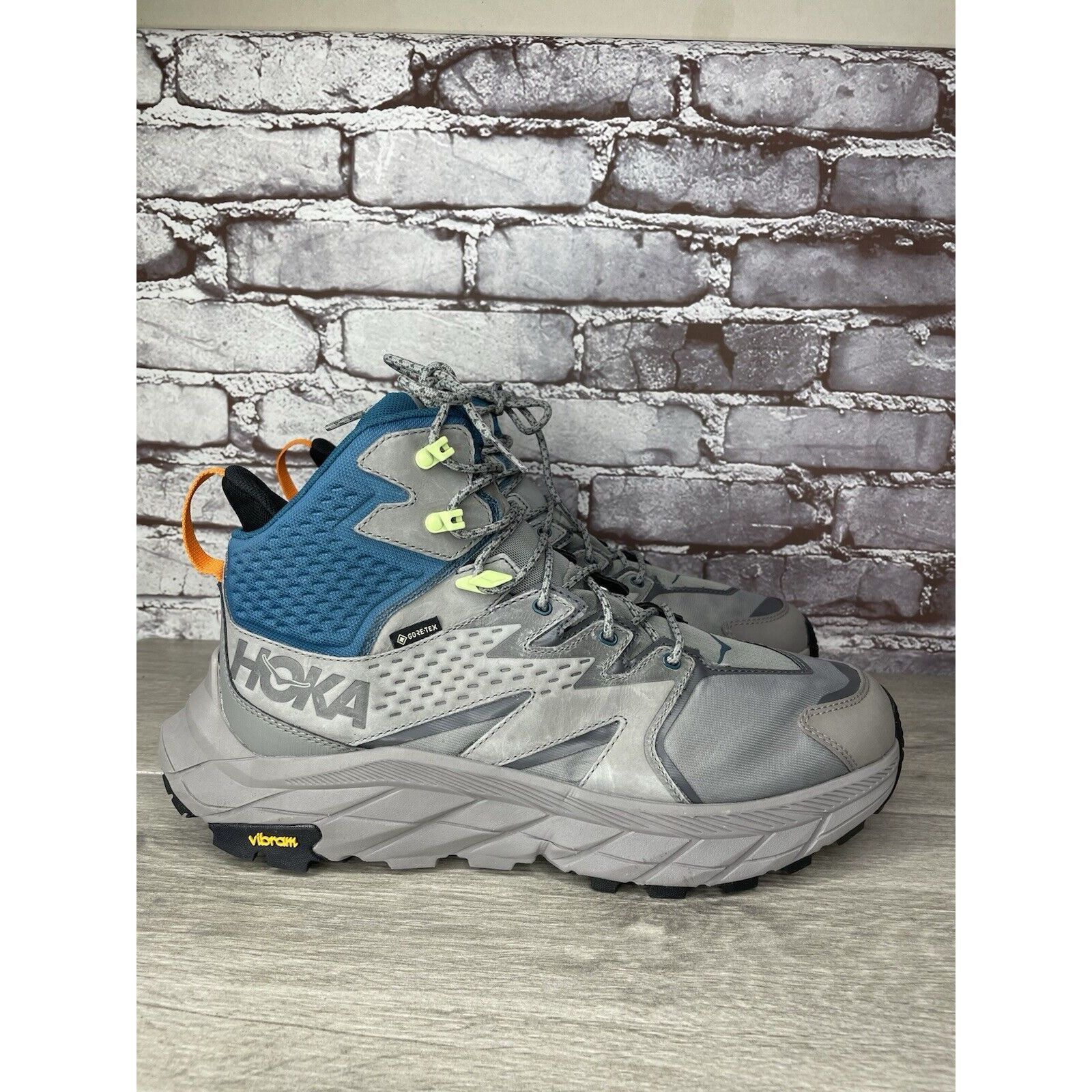 Hoka Hoka One One Anacapa Mid GTX Gray Blue Hiking Boots 1122018- Size US 11.5 / EU 44-45 - 1 Thumbnail