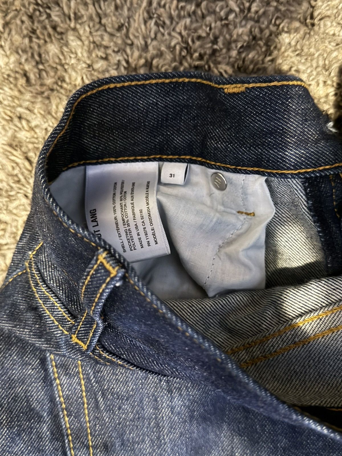 Helmut Lang Helmut Lang Dark Indigo Denim Pants – Made in USA Size US 31 - 5 Thumbnail