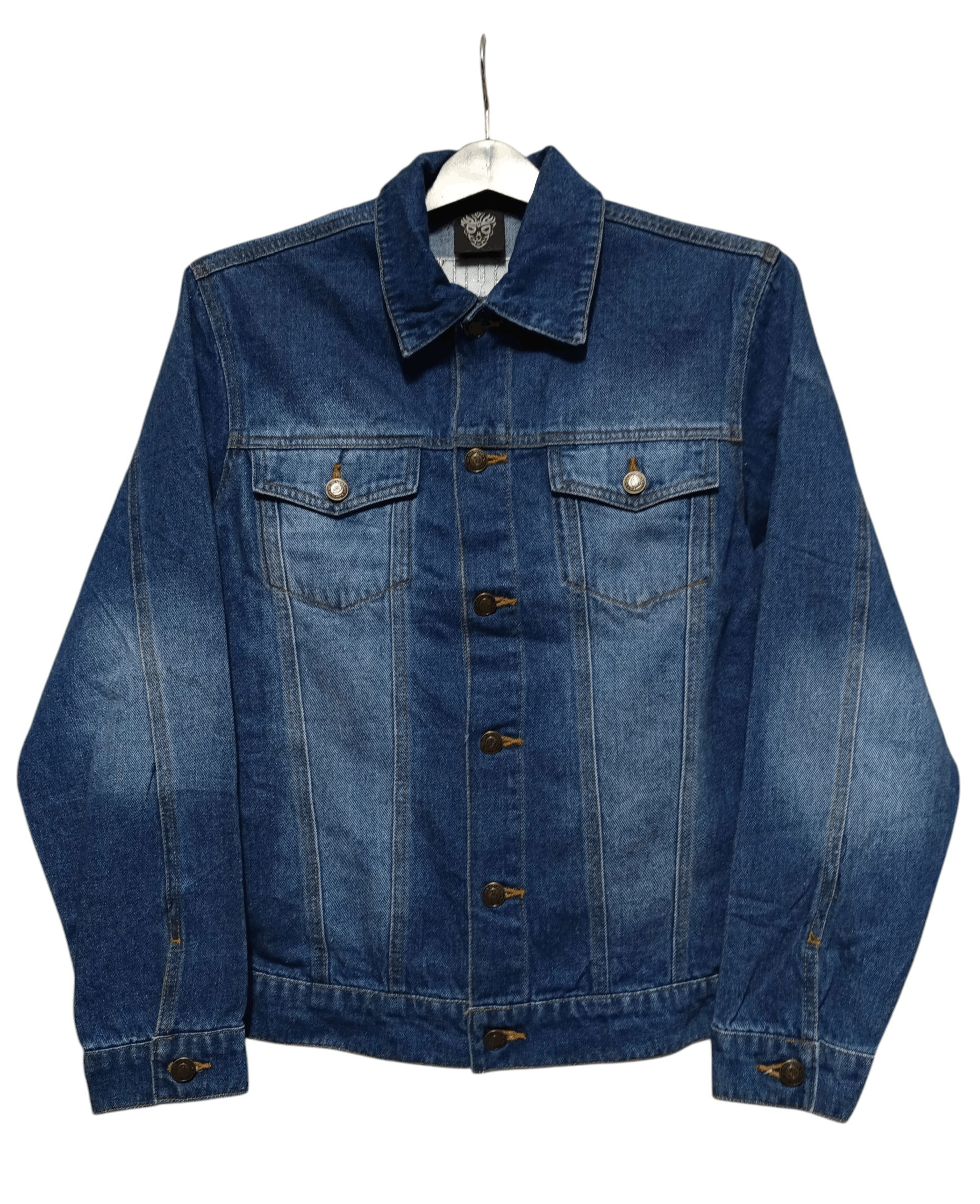 Other Sex MachineGuns Japanese Heavy Metal Fire Denim Jacket Size US M / EU 48-50 / 2 - 2 Thumbnail