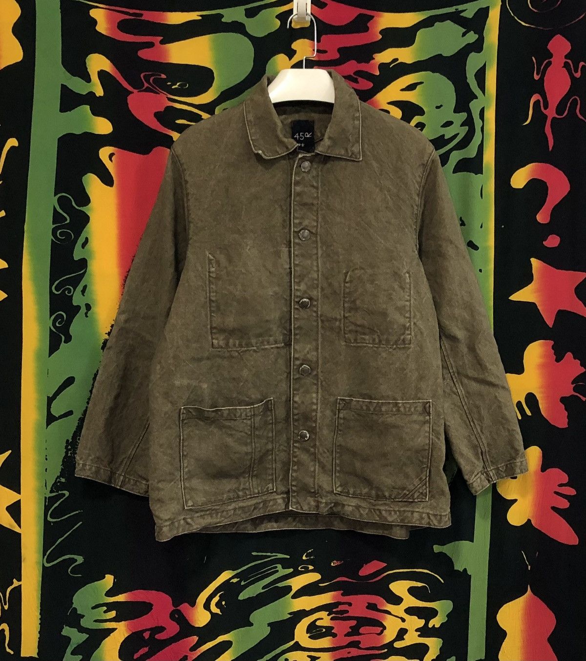 45rpm × Kapital 45rpm Japan rust linen shirt jacket Size US L / EU 52-54 / 3 - 2 Thumbnail