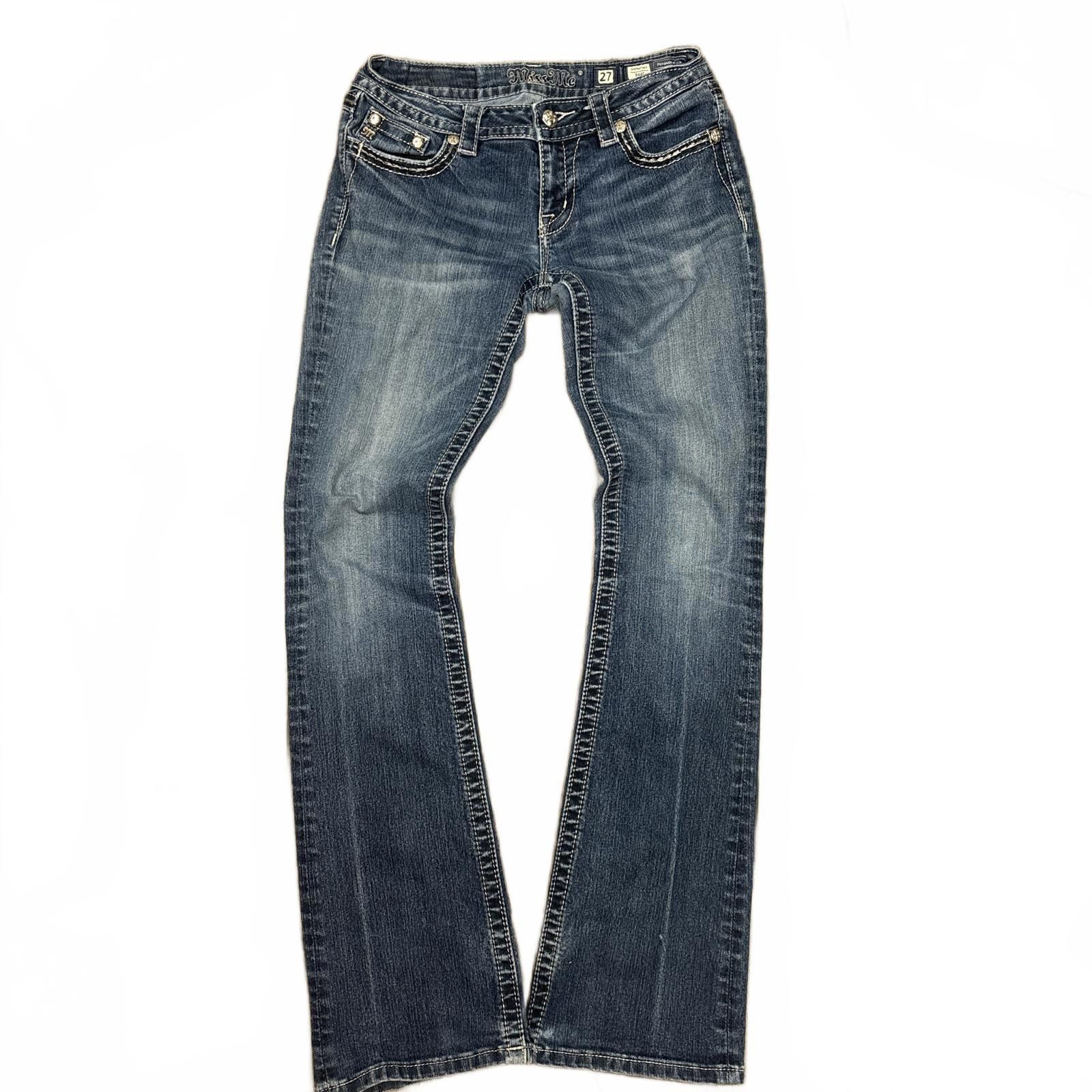 Other y2k miss me distressed studded jeans Size 27" / US 4 / IT 40 - 2 Thumbnail