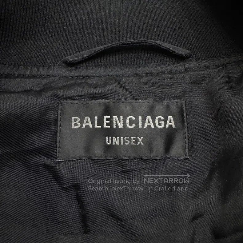 Balenciaga Balenciaga Embroidered Letter Pilot Jacket Size US S / EU 44-46 / 1 - 2 Thumbnail