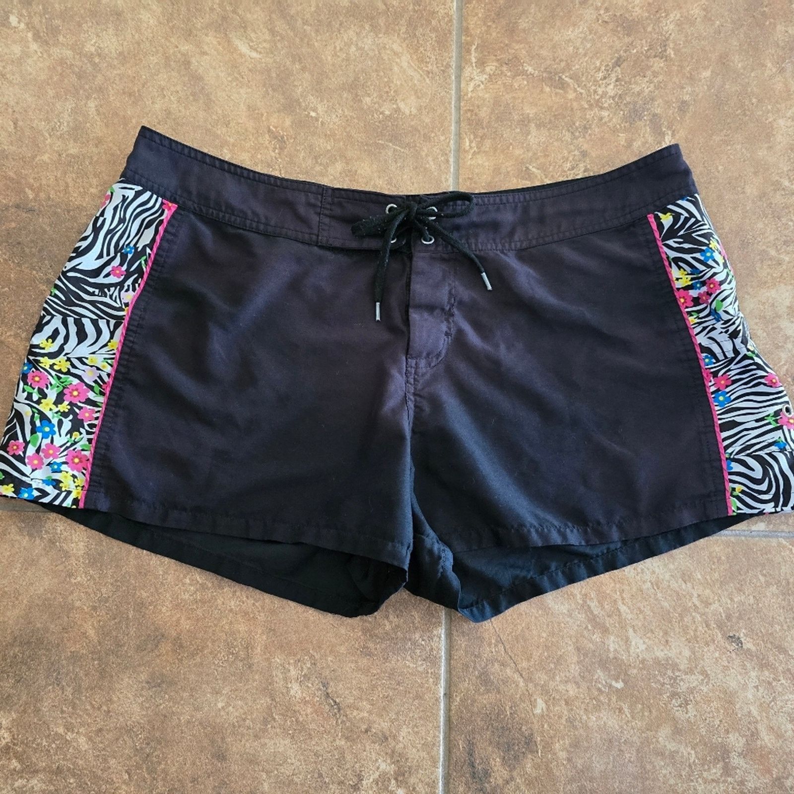 Other Black Zebra | MIKEN | Bikini Board Short Size ONE SIZE - 1 Thumbnail