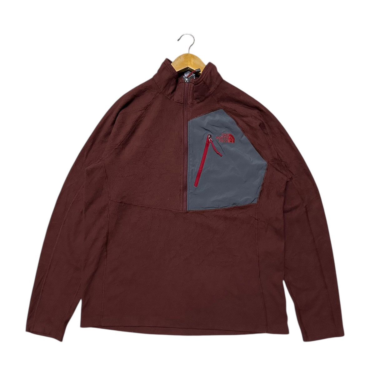 The North Face The North Face Tech 100 fleece half zipper pullover in brown Size US L / EU 52-54 / 3 - 2 Thumbnail